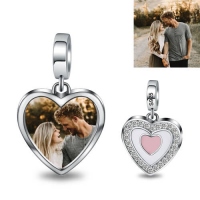 Heart Photo Charm